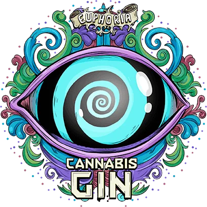 Cannabis Gin - badge