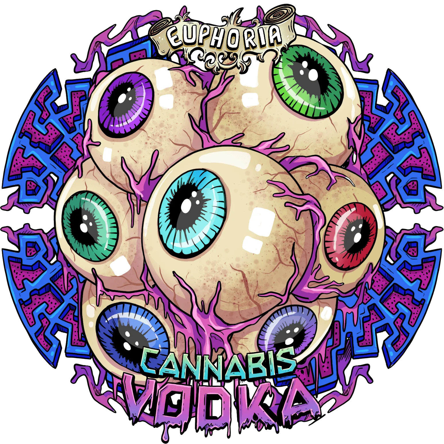 Cannabis Vodka - badge